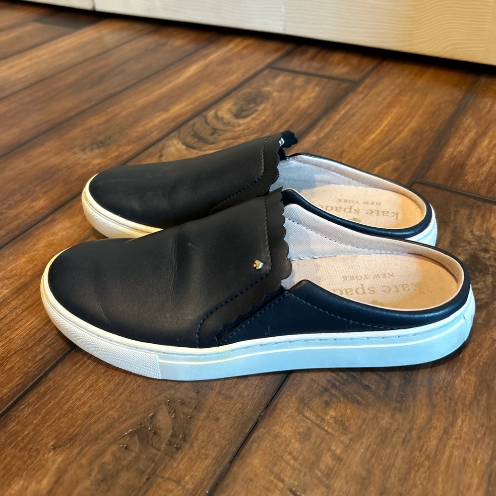Kate Spade Andi Slides Slip-On Sneakers Blue Size 8.5
